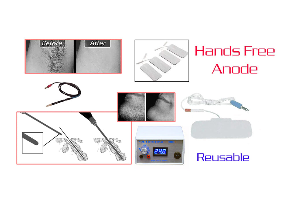美容電気脱毛 ELECTROLYSIS BASIC 電気脱毛器 針脱毛 未使用ニードル5本付き - メルカリ