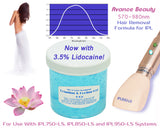 Système d'épilation permanente IPL750 570-980nm avec kit de traitement d'équipement de traitement de beauté.