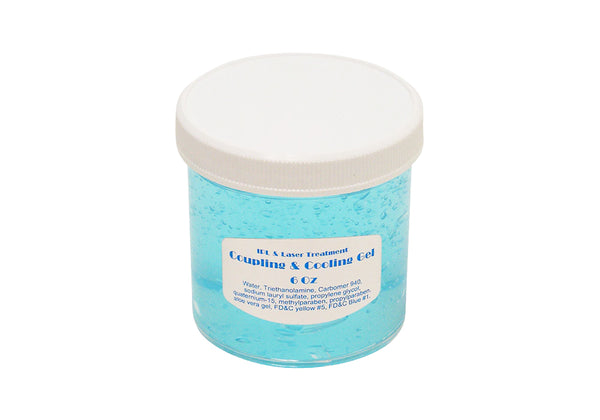 Cooling and Coupling 6 oz. Gel for Laser and IPL Permanent Hair Removal Machines, Systems, Devices