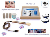 Système de traitement de thérapie de pigmentation IPL750 515-640nm avec accessoire d'équipement de salon de beauté