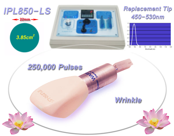 Wrinkle Treatment 450-530nm Filtered Tip for Beauty Equipment, Machine, System, Device.
