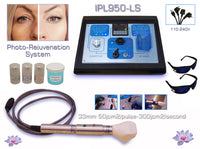 Système de photorajeunissement IPL950 505-670nm avec kit de traitement de beauté, y compris machine, lunettes, kit de gel, instructions