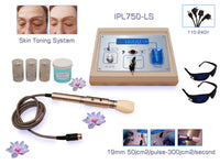 Tonificación de la piel, dispositivo de estiramiento facial, máquina LED IPL, mejor sistema doméstico