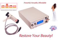 Scar & Stretch Mark Reduction Laser Machine, Home & Salon Therapy System for eyes, neck, body.